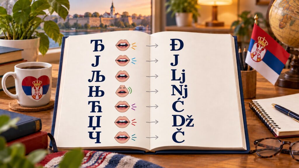 Буквы сербского алфавита