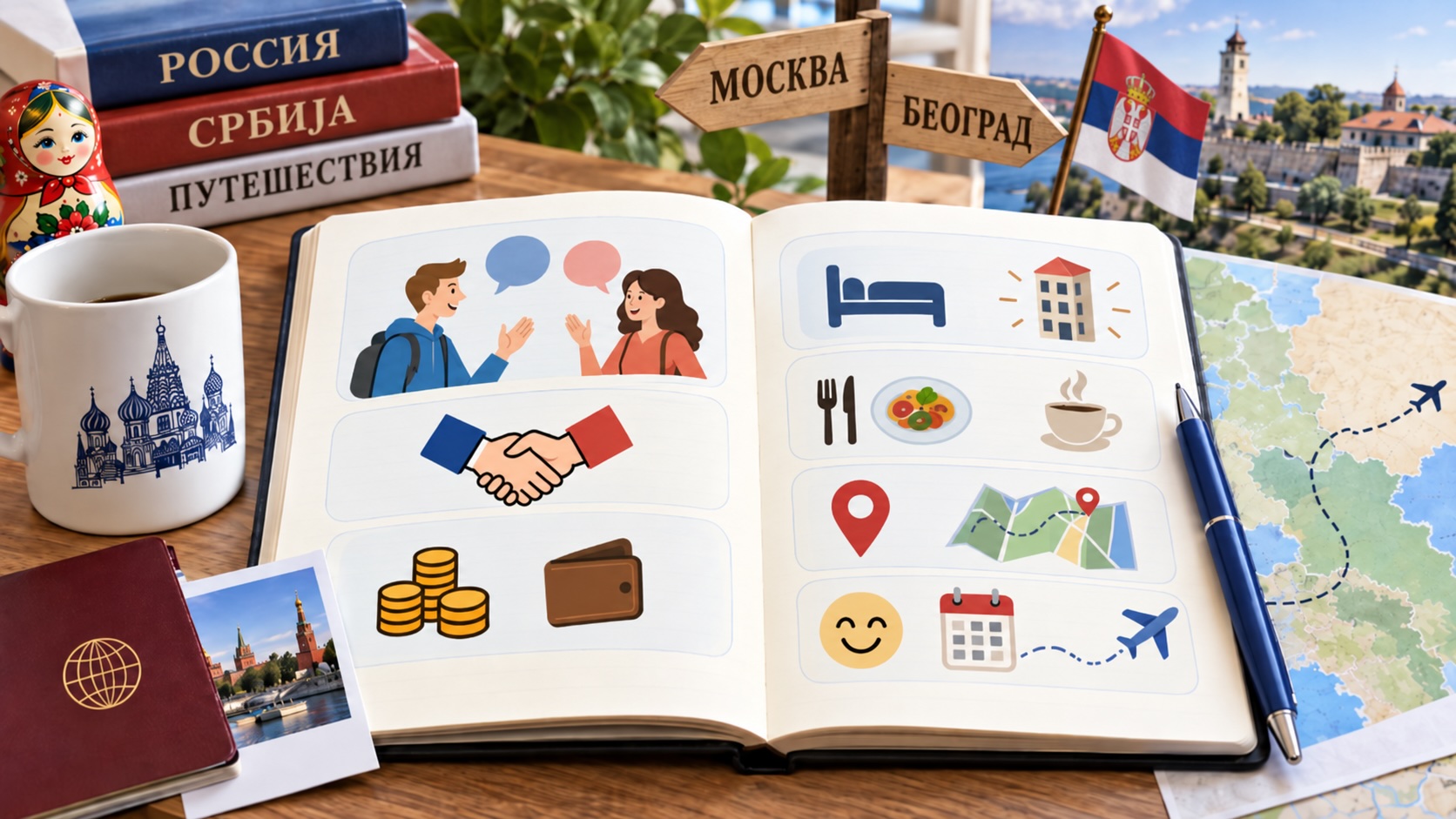 Русско-сербский разговорник