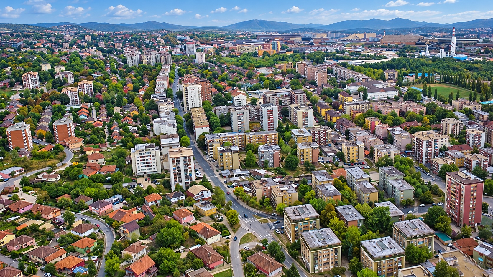 Город Бор. Сербия