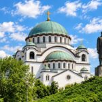 Храм Святого Савы в Белграде и памятник Караджорджу